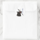 Magische Magie Ronde Sticker (Tas)