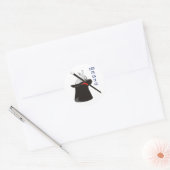 Magische Magie Ronde Sticker (Envelop)