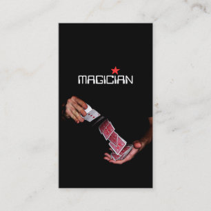 Magische magische kaart, tapekriet, entertainment visitekaartje