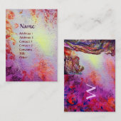 MAGISCHE MEMORIES MONOGRAM VISITEKAARTJE (Voorkant / Achterkant)