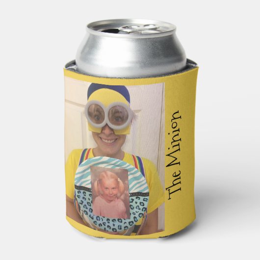 Magische mensen uploaden uw Afbeelding aangepaste Blikjeskoeler (Blikje Voorkant)