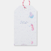 Magische Mermaid Kinderverjaardag Cadeaulabel (Achterkant)