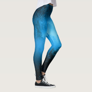 Magische mist in sneeuwsparrenbos leggings
