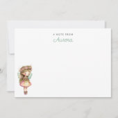 Magische Moderne Fee Persoonlijk  Notitiekaartje (Voorkant)