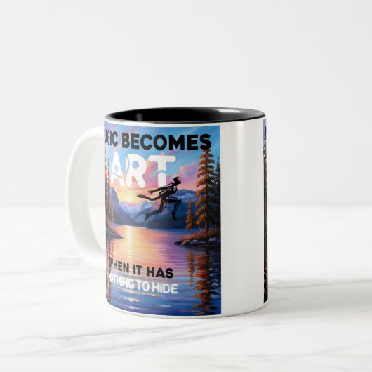 Magische Mok kunst (Voorkant links)