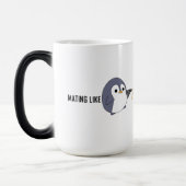 Magische Mok "Paring like Psychotic Penguins" (Links)