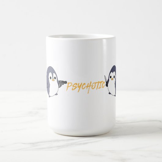 Magische Mok "Paring like Psychotic Penguins" (Midden)