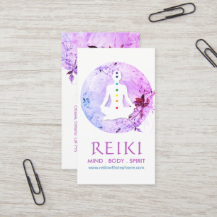 Magische Moon Chakra en Reiki Visitekaartjes