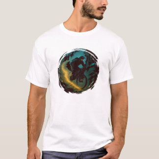 Magische Mountain Biking Adventure Trail Scene T-shirt
