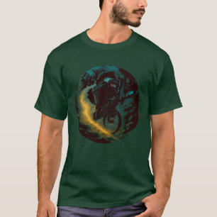 Magische Mountain Biking Adventure Trail Scene T-shirt