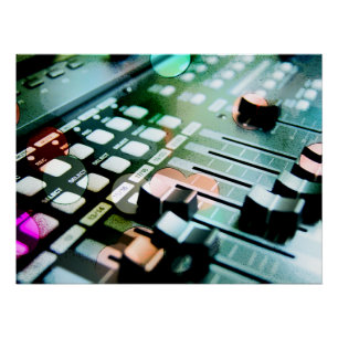 Magische Muziek Mixer Perfect Poster