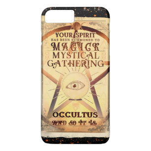 Magische Mystieke Verzameling Magie Waarzegger Oog iPhone 8 Plus / 7 Plus Hoesje
