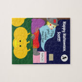 Magische nacht - Halloween: Legpuzzel (Horizontaal)