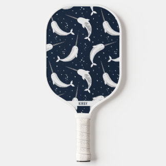 Magische narwalvissen in de ruimte Pickleball Padd Paddle