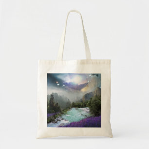 Magische Natuur Landschap met Russisch water Tote Bag