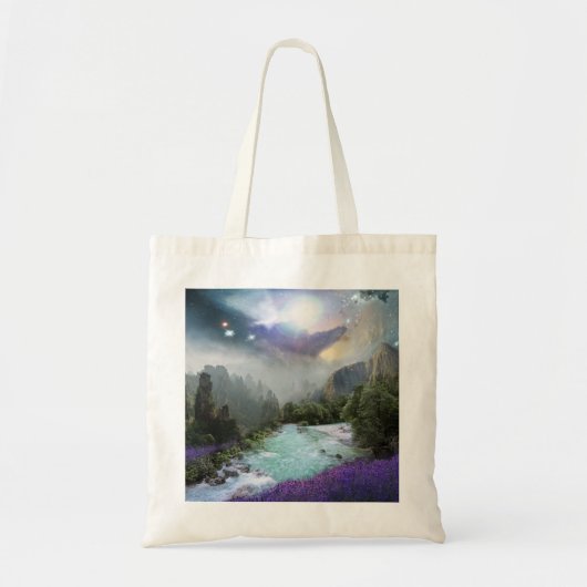 Magische Natuur Landschap met Russisch water Tote Bag (Voorkant)