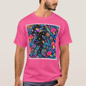 Magische Neon Forest Night Dream Design T-shirt (Voorkant)
