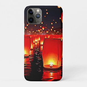 Magische Night Float Design van Lantaarns iPhone 11 Pro Hoesje