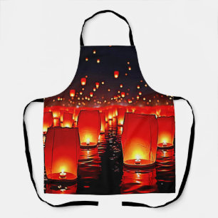 Magische Night Float Design van Lantaarns Schort