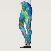 Magische onderwaterkleurige kleuren  leggings (Links)