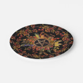 magische oogst papieren bordje (Gekanteld)