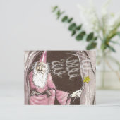 Magische Oude Tovenaar Elf Magic Wand Star Briefkaart (Staand voorkant)