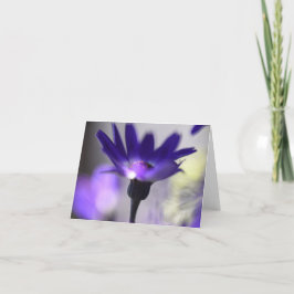 Magische Paarse Bloem Dankkaart Bedankkaart