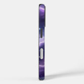 Magische Paarse en Blauwe Nevel met Glittersterren Case-Mate iPhone Case (Achterkant / Rechts)