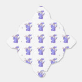 Magische paarse tovenaar tovenaar tovenaar tovenaa bedankdoosjes (Uitgevouwen)