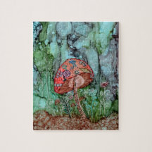 Magische paddenstoel Boxed Puzzle