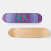 Magische paddenstoel - EoR-skateboards Skateboard (Horizontaal)