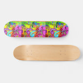 magische paddenstoel skateboard (Horizontaal)