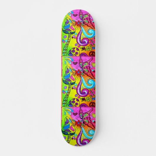 magische paddenstoel skateboard (Voorkant)