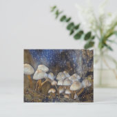 Magische paddenstoelen briefkaart (Staand voorkant)