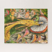 Magische paddenstoelen Koningin Fantasy Fairytale Legpuzzel (Horizontaal)