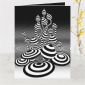 Magische paddenstoelen met grote eetkaart kaart (Gele Bloem)