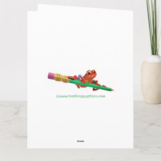 Magische paddenstoelen met grote eetkaart kaart (Achterkant)