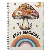 Magische Paddenstoelen Notitieboek | Boho Cute Jou