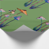 Magische paddenstoelen Waterverf Kunstwerkpapier Cadeaupapier (Hoek)