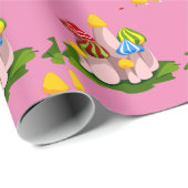 Magische paddenstoelkathedraal Thunder_Cove Cadeaupapier (Rol Hoek)