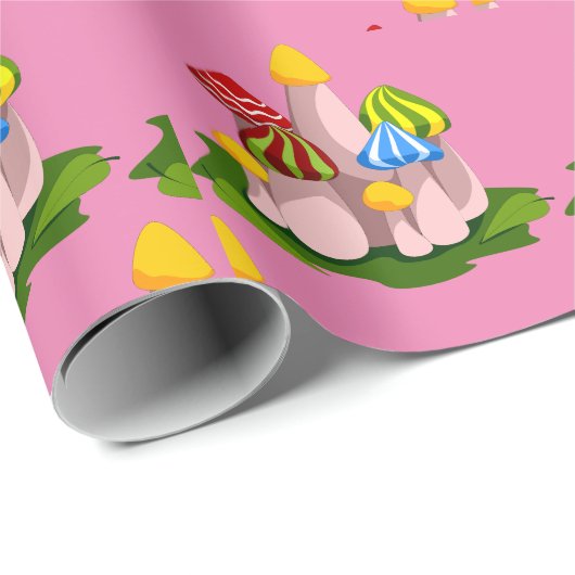 Magische paddenstoelkathedraal Thunder_Cove Cadeaupapier (Rol Hoek)