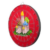 Magische paddenstoelkathedraal Thunder_Cove Dartbord (Voorkant Rechts)