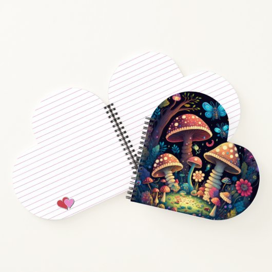 Magische paddestoelen notitieboek (Binnen)