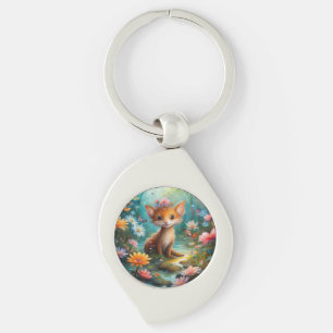 Magische paddestoelen sleutelhanger