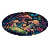 Magische paddestoelen snijplank (Hoek)