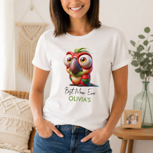Magische Papegaai Karikaturen 1e Verjaardag T-shirt