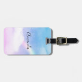 Magische pasta's en regenboog bagagelabel (Voorkant horizontaal)