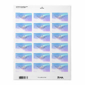 Magische pasta's en regenboog etiket (Full Sheet)