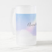 Magische pasta's en regenboog matglas bierpul (Voorkant links)