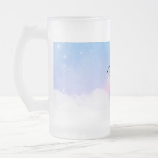 Magische pasta's en regenboog matglas bierpul (Links)